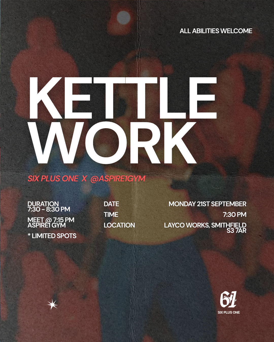 Kettle Work poster for Monday 21 September 2026